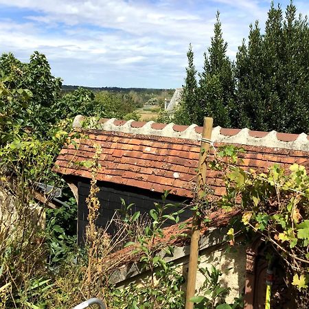 Вилла La Maison Bleue De Husseau Ancienne Ferme Semi-Troglodytique 18E Siecle Монлуи-сюр-Луар Экстерьер фото