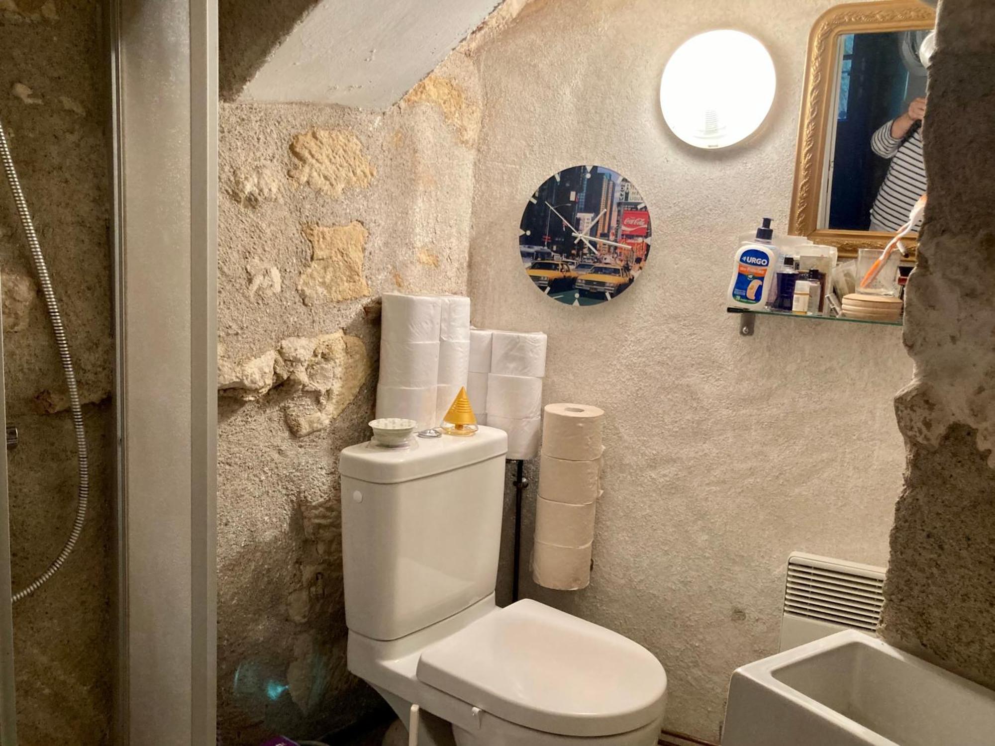 Вилла La Maison Bleue De Husseau Ancienne Ferme Semi-Troglodytique 18E Siecle Монлуи-сюр-Луар Экстерьер фото